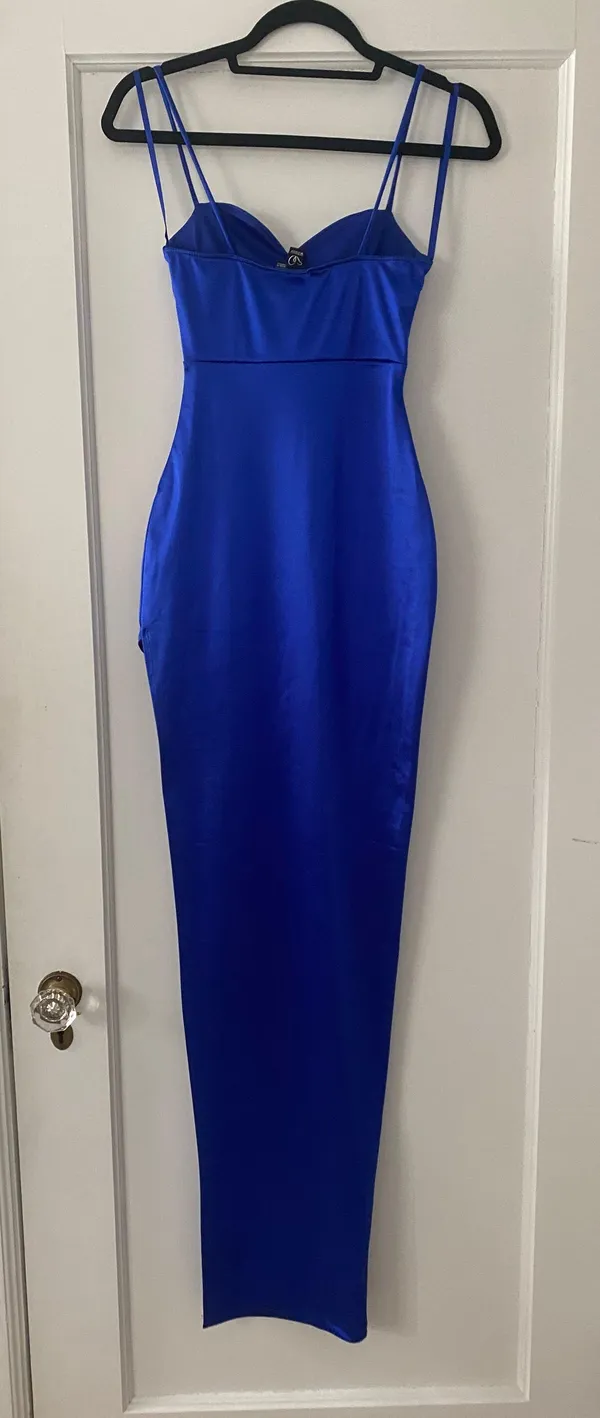 Windsor Royal Blue Maxi Dress - Image 4