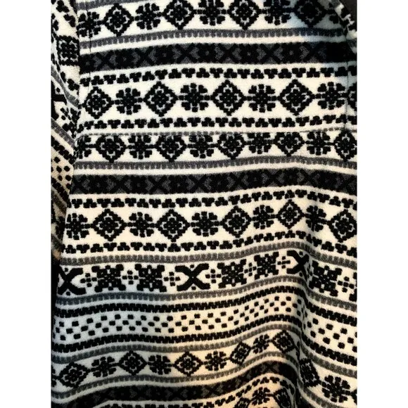 Jachs Cabin‎ Black Quarter T Snap Fleece Sweater Women's Size Small - Image 4