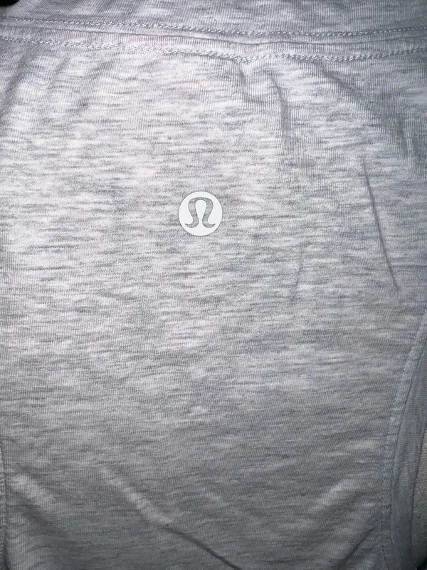 Lululemon Love Tank 14 Heathered Core Light Grey Racerback Pima Soft Athleisure - Image 3