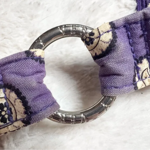 Vera Bradley Simply Violet Purple Paisley Quilted Shoulder Bag Retired Pattern - Image 16