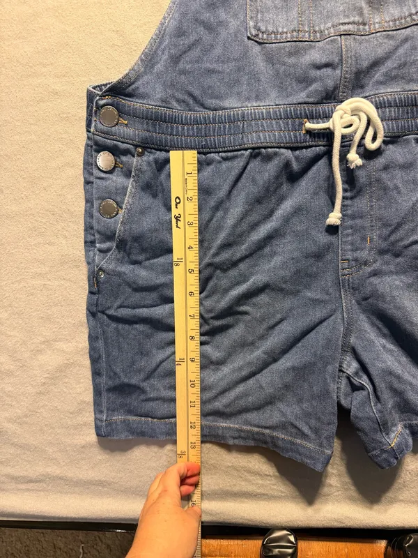 Lane Bryant Overalls Relaxed Short Denim - Image 3