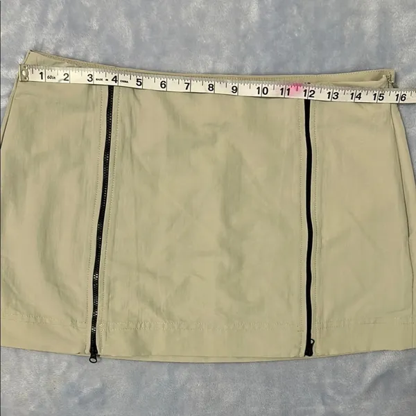Zara Grey Mini Skirt Casual Resort Wear - Image 6