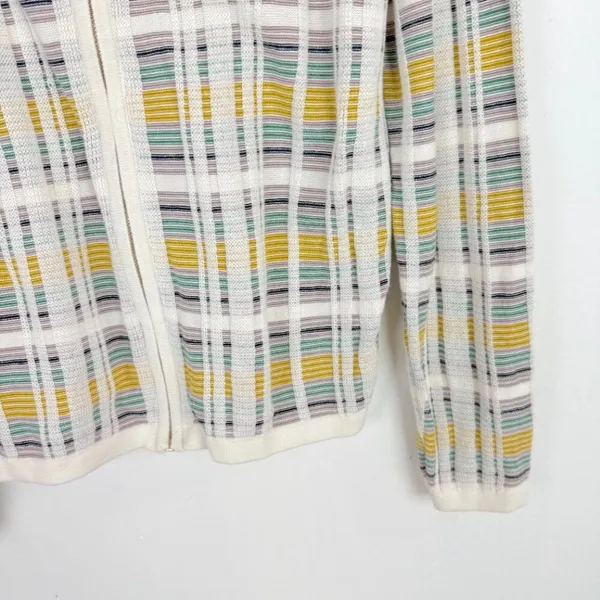 Ann Taylor Factory Full Zip Lightweight Sweater Jacket Size Medium M EUC - Image 5