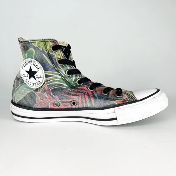 Converse Chuck Taylor Fern Hi Top Sneakers Shoes Cream Women 8 / Men 6 - Image 7