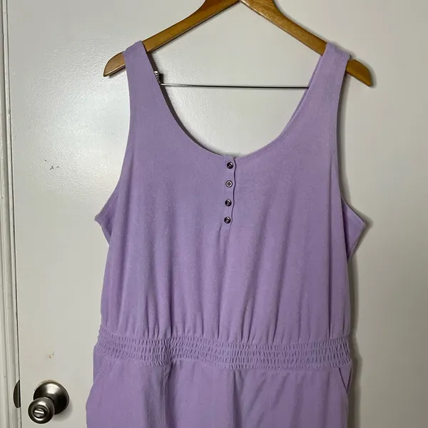 Torrid Sleep Terry Jumpsuit Size 2X Lavender Lounge - Image 7