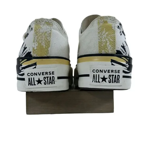 Converse Chuck Taylor All Star Floral Lift Low Top Platform Sneakers Womens 8 - Image 5