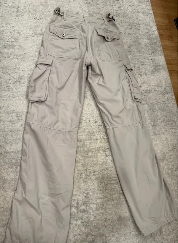 Bershka Khaki Adjustable Cargo Pants - Image 2