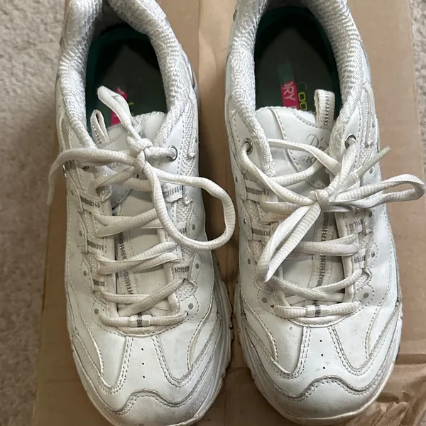 Skechers White Athletic Shoes - Image 5