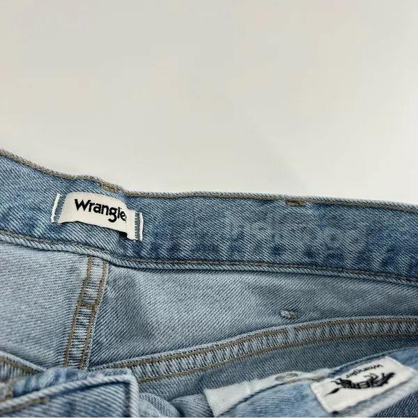 Wrangler wrock high rise‎ kick flare jeans cowgirl back patch sz 31 - Image 7