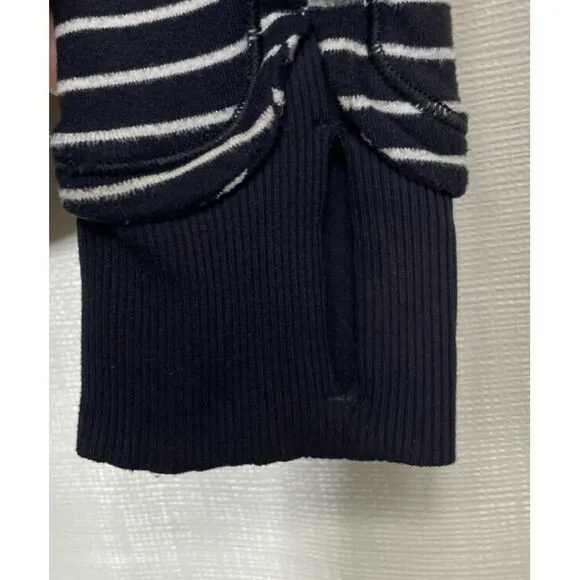 Lululemon Women Sz 2 Base Runner 1/2‎ Zip Black White Running Top Pullover - Image 6