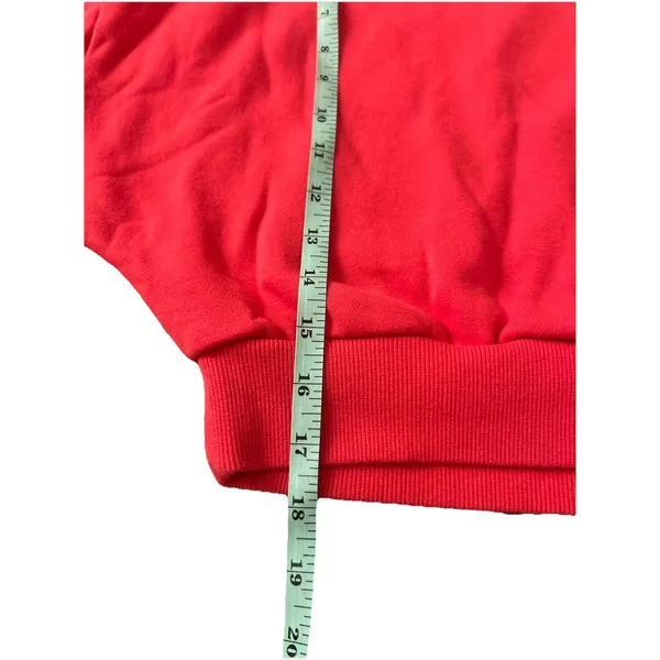 Alo Candy Red Accolade Crewneck And Airlift Shorts Set Small - Image 7