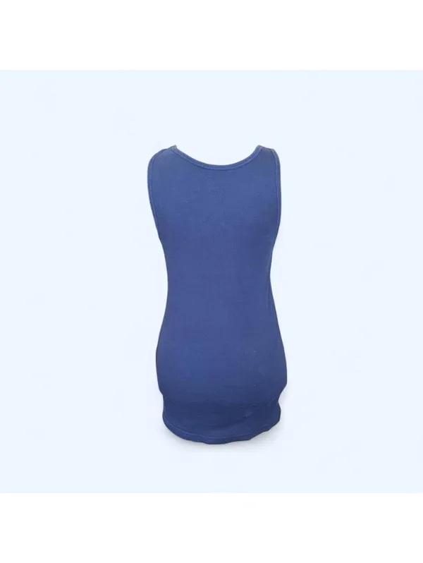 vintage y2k blue sequin tank top old navy glam fairy sparkle size medium 💙 - Image 4