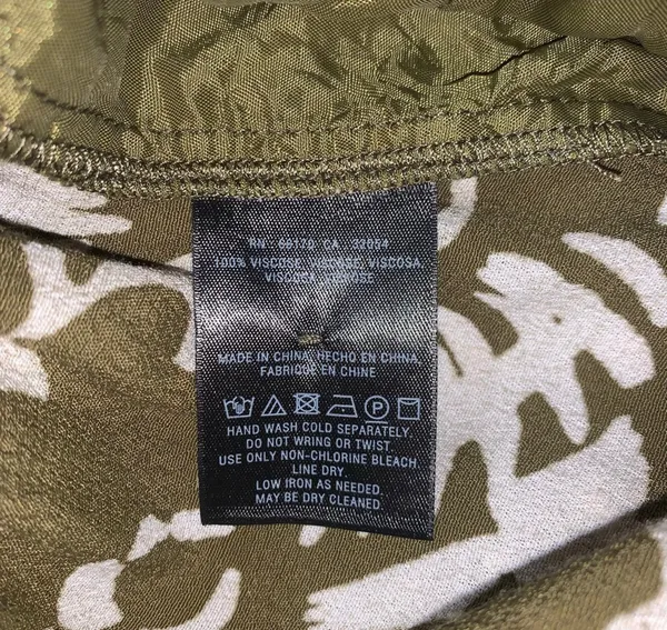 Anthropologie Ett :twa Woman’s Shorts Clearwater Green Print Size XS - Image 9