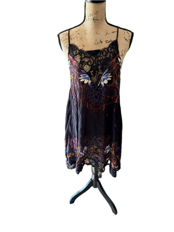 Free People "Who's Sorry Now" Slip Dress Size M - Image 2