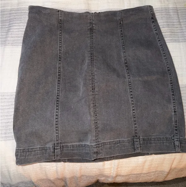 Grey Free People Skirt Mini - Image 2