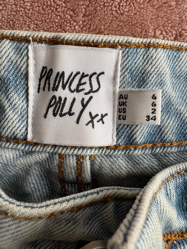 Princess Polly Denim Shorts High-Waisted - Image 3