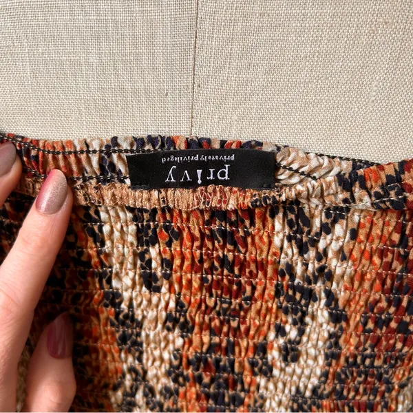 Snake print long sleeve top #snakeprint Size XS - Image 4