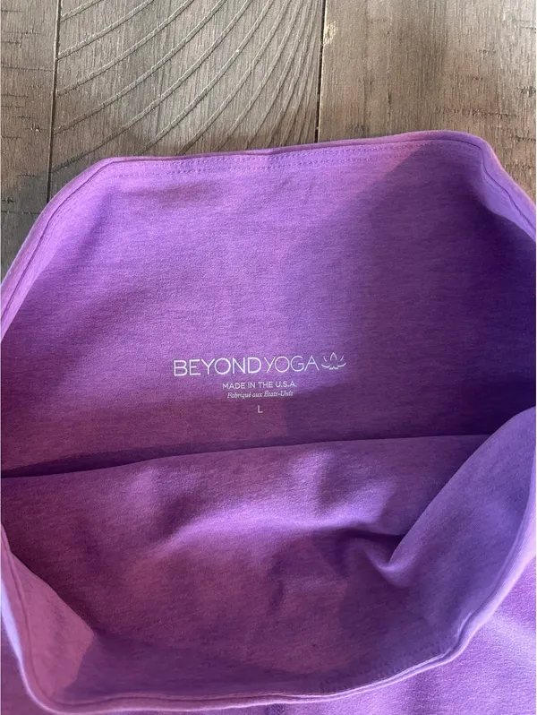 Beyond Yoga Spacedye Caught in the Midi High Waisted Leggings Fun Fuchsia Large - Image 6
