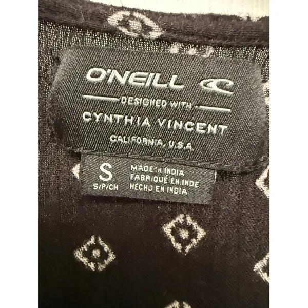 O'Neill Cynthia Vincent Camara Caftan Embroidered Boho Festival Maxi Dress S - Image 3