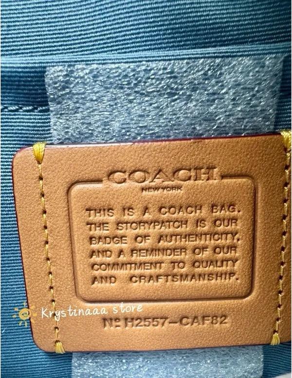 Coach Teri Bag In Signature Denim Blue - Image 4