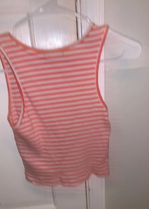 Ribbed Tank Pink Size M - Image 2