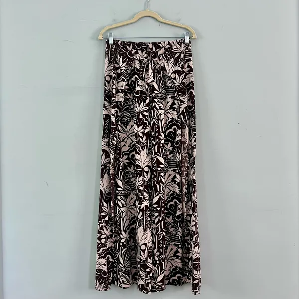 NWT Bila 77 Cabana Mink Flora Brown High Rise Wide Leg Pants - Image 3