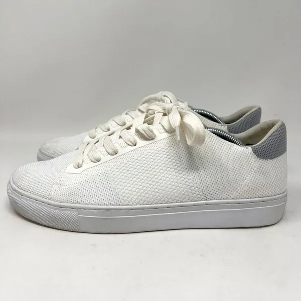 Greats Brooklyn The Royale Knit 2.0 White Grey Low Top Sneakers Women's Size‎ 10 - Image 4