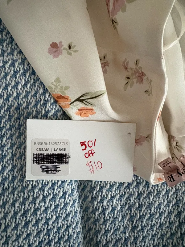 Mini skirt White Size L - Image 3