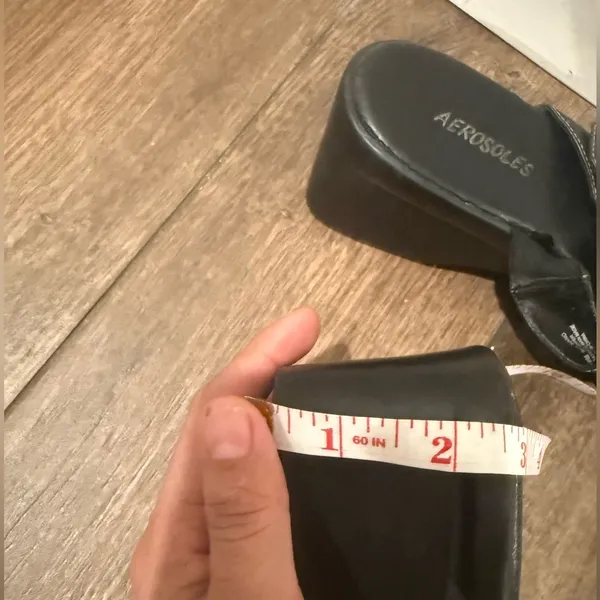 Aerosoles Black Slide Sandals Size 10M‎ - Image 7