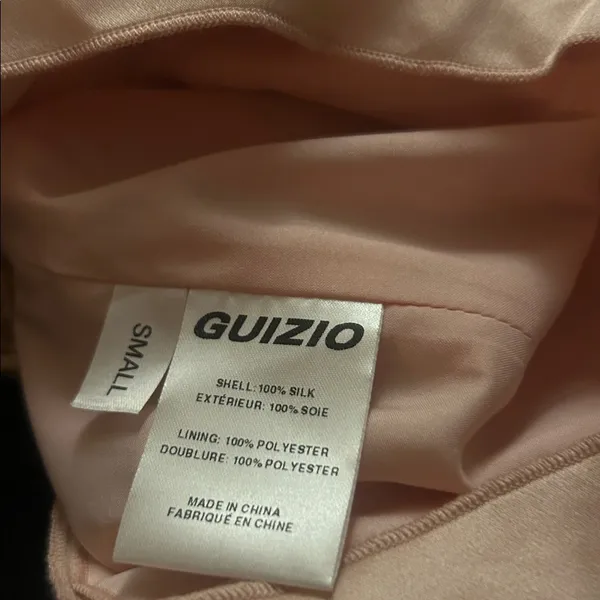 Danielle Guizio Pink Silk Cut Out Dress Size Small - Image 4