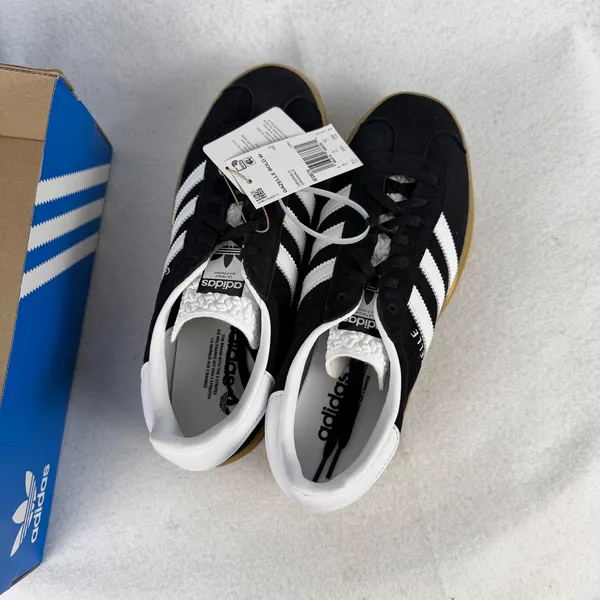Adidas Gazelle Bold W‎ Platform Sneakers Black White IE0876 Womens US 9.5 UK 8 - Image 9