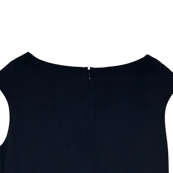 Worth Women's Midi Dress Draped Sleeveless Minimalist Careerwear Black Size 10‎ - Image 9