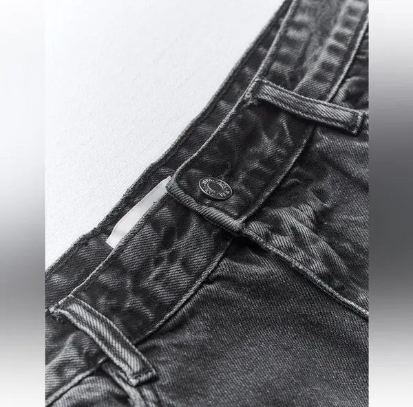 ZARA Denim Cargo Skirt TRF - Image 7