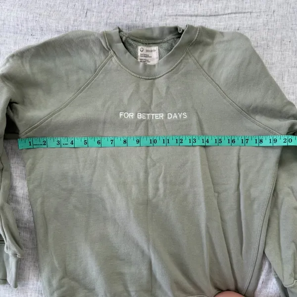 For Days Sweatshirt Womens XS Green - Image 5