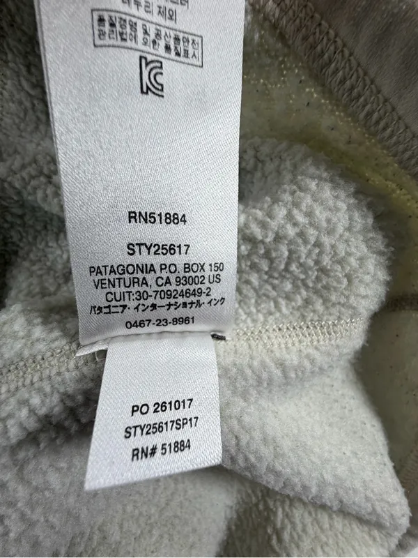 Patagonia Better Sweater 1/4 Zip Fleece Pullover Cream L Outdoor Gorpcore - Image 7