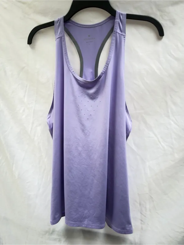 Athleta Exhilaration Racerback Tank Top Lavender Size Large, NWOT - Image 3