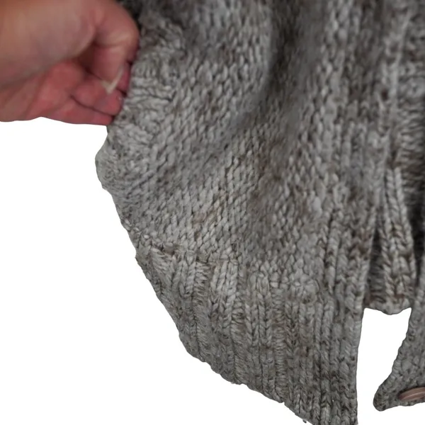 Miss Selfridge Cable Knit Button-Up‎ Chunky Cardigan Women's Size 10 Wool Blend - Image 3