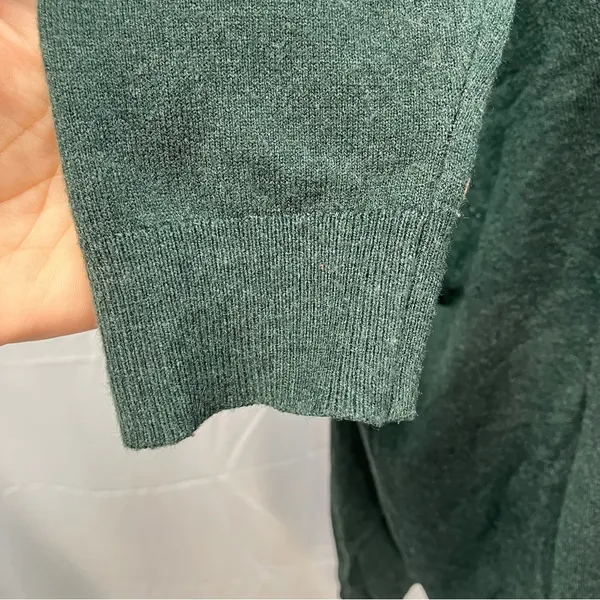 Vila Milano Cowl Neck Tunic oversized‎ sweater hunter green women’s medium - Image 7
