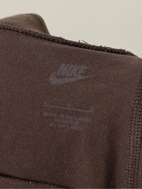Nike Brown Biker Shorts Size Large Women’s Cotton Fall Athletic - Image 3