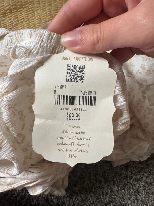 Altar'd State Taupe Mini Dress - Image 3