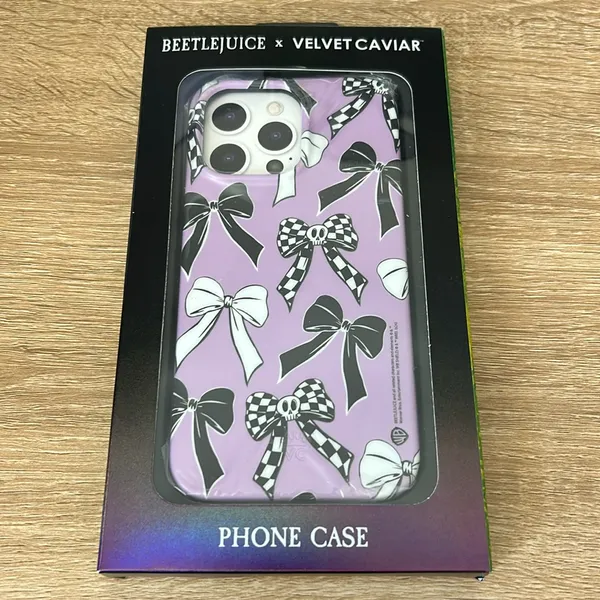 Velvet caviar Beetlejuice Bows iPhone Case - Image 2