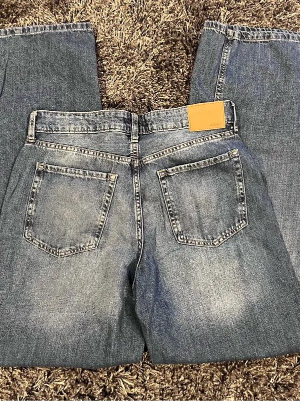 🌺Aeropostale High Rise Wide Leg Jeans Size 6🌺 - Image 4