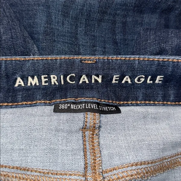 American Eagle 360 Next Level Stretch Distressed Hi Rise Jeggings - Image 5