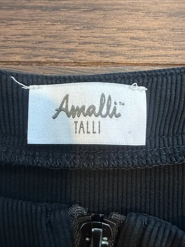 Amalli Talli Black Loren Zip Up Tall Long Sleeve Size XL - C45-070 - Image 3