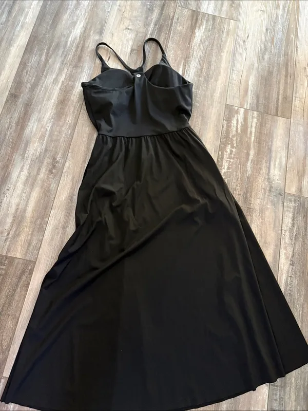 Halara Everyday Midi Chill Dress-La Land Black Medium - Image 10