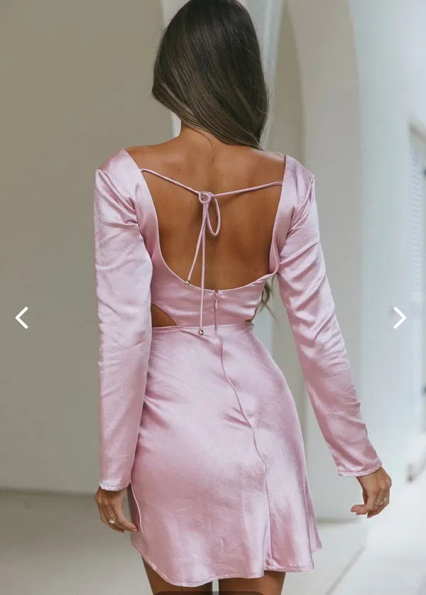 Selfie Leslie Blush Dress - Image 2