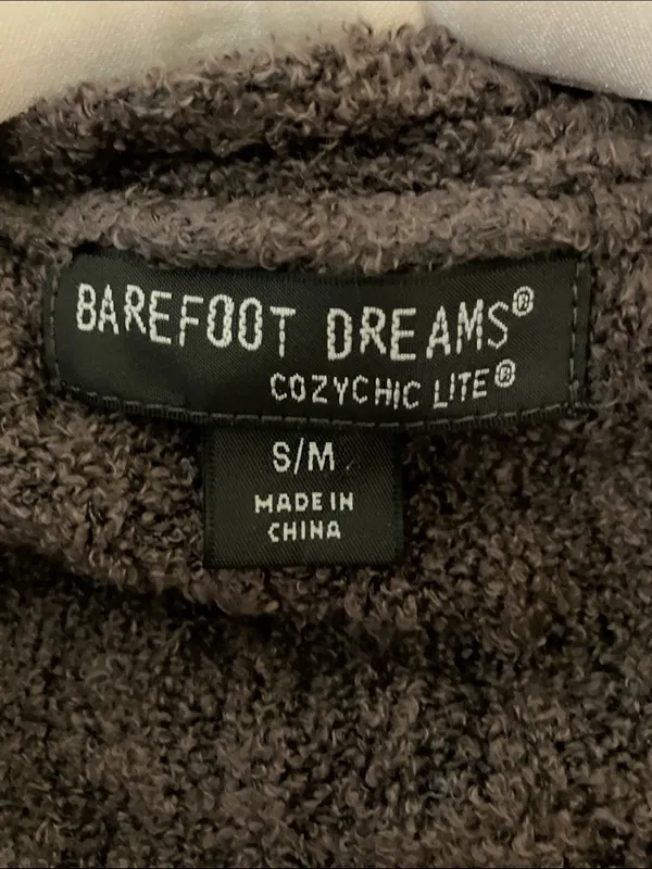 Barefoot Dreams CozyChic Light Brown Cardigan Small/Medium - Image 3