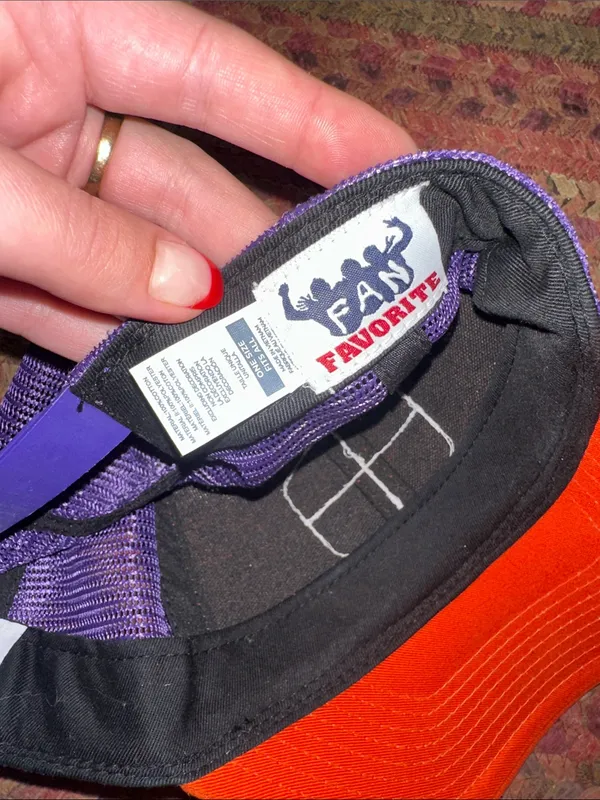Phoenix Suns Orange & Purple Trucker Hat NBA - Image 4