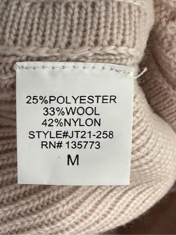 Olivaceous Wool Blend Sweater Bralette nwt - Image 6