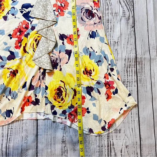 Anthropologie Weston Wear Sleeveless Floral Tunic. Size Medium. - Image 6